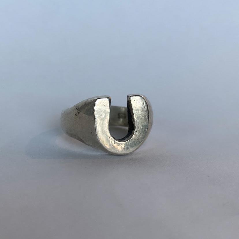 Never Released Horseshoe Ring Sz 6.5