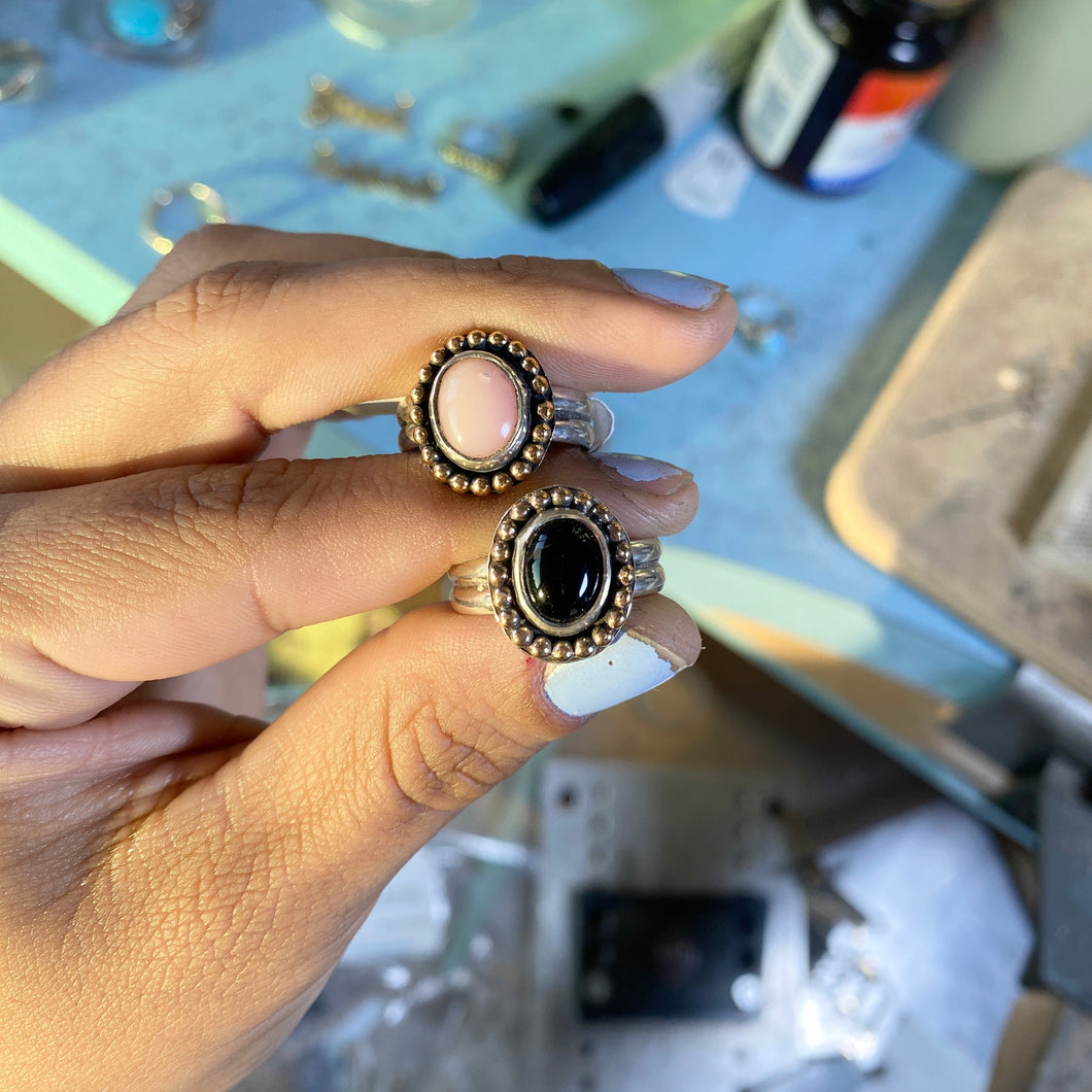 Beaded Lady Ring (ready to ship)