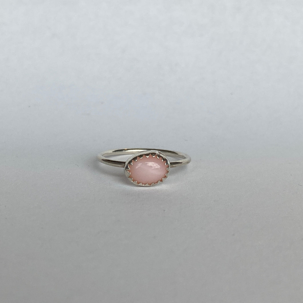 Pink Opal Ring Sz 7