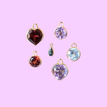 Load image into Gallery viewer, 14k Gemstone Charms
