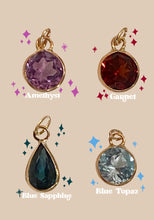 Load image into Gallery viewer, 14k Gemstone Charms
